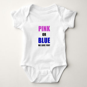 Body Para Bebé Rosa o azul le amamos