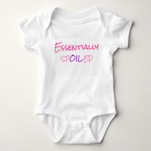 Body Para Bebé Rosa/púrpura infantiles esencialmente estropeados