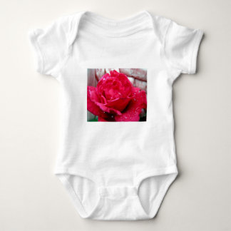 Body Para Bebé Rosa Roja
