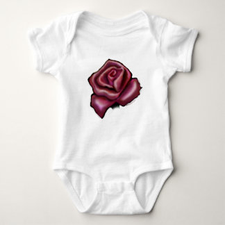 Body Para Bebé Rosa Roja