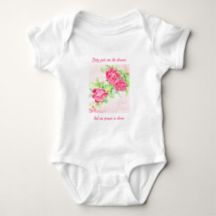 Body Para Bebé Rosas