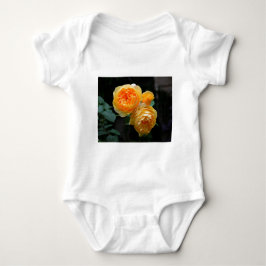 Body Para Bebé Rosas ingleses amarillos