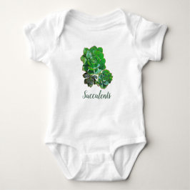Body Para Bebé Rosette Succulent Baby Bodysuit