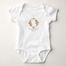 Body Para Bebé Rótulo Zodiaco Occidental - Pisces