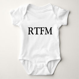 Body Para Bebé RTFM Leer el ****** Manual Gracioso Camiseta recié