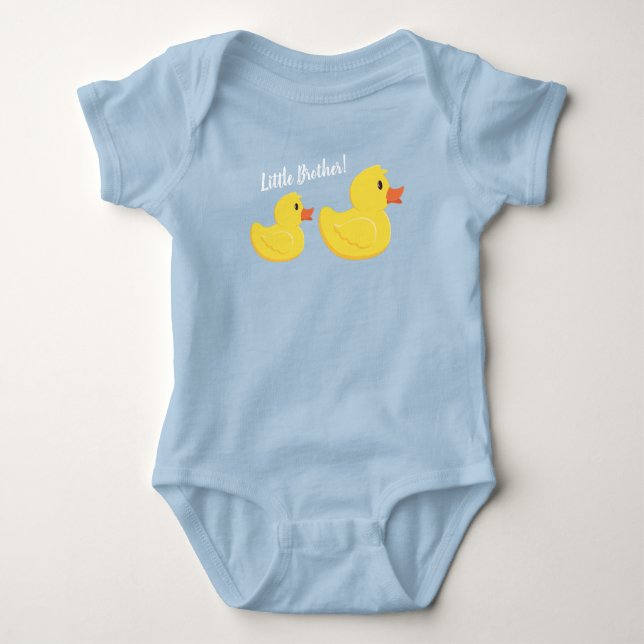 Body Para Bebé Rubber Ducky Little Brother (Anverso)