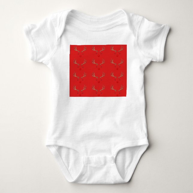Body Para Bebé Rudolph Baby Bodysuit (Anverso)