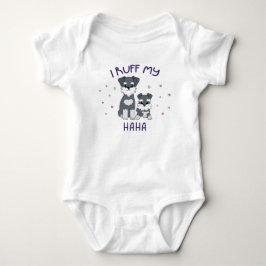 Body Para Bebé Ruff My Haha - Perros de Cachorro.