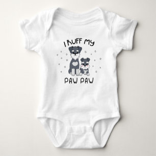 Body Para Bebé Ruff My Paw Paw - Perro Cachorro