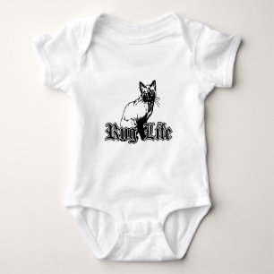 Body Para Bebé Rug Life - Gato Gángster