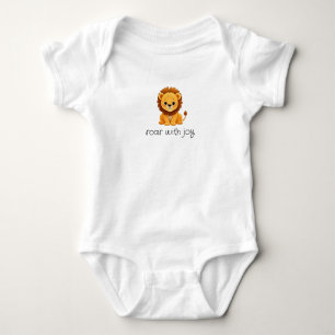 Body Para Bebé rugido de alegría el traje de bebé