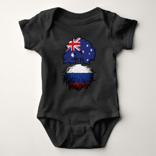 Body Para Bebé Ruso Australia Australia Roots de árboles de Rusia