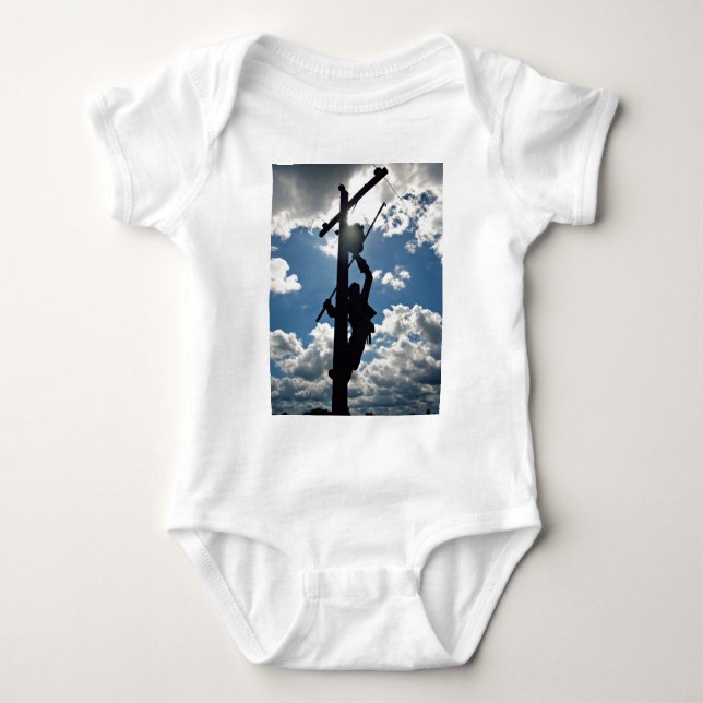 Body Para Bebé Rusty the Lineman (Anverso)