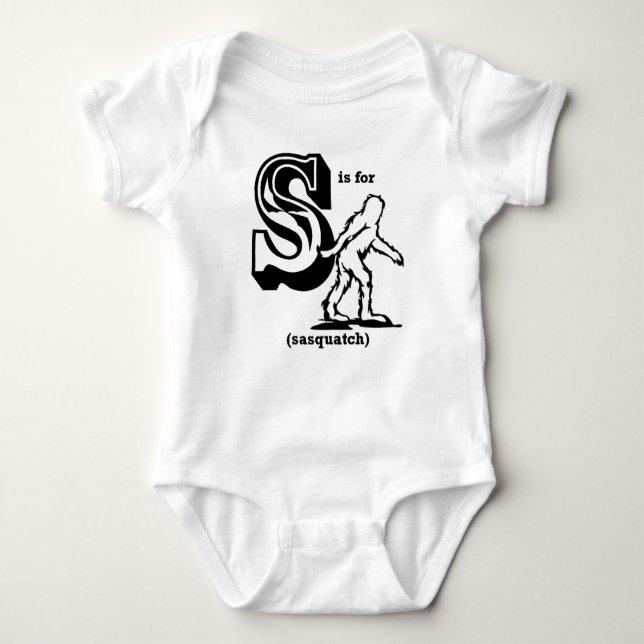 Body Para Bebé S es para Sasquatch (Anverso)