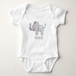 Body Para Bebé Safari unisex con nombre