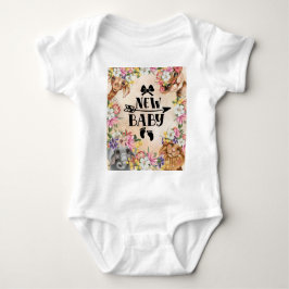 Body Para Bebé Safari wildone baby shower Bodysuit rosa para bebé