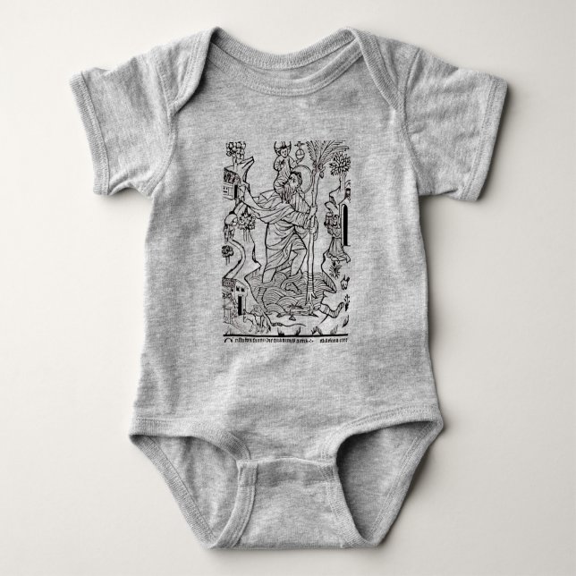 Body Para Bebé Saint Christopher (Anverso)