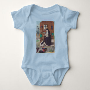 Body Para Bebé Saint Gertrude de Helfta por Simon Bening