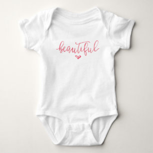 Body Para Bebé SALIDA DE BEBÉ ONSIE   Guión rosa bonito moderno