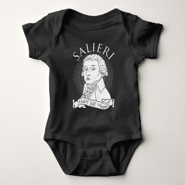 Body Para Bebé Salieri no mató a Mozart (Anverso)