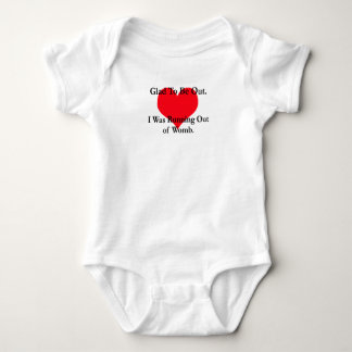 Body Para Bebé Salir del útero Divertido bebe primero tee