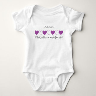 Body Para Bebé Salmo 127:3 Creeper Infantil