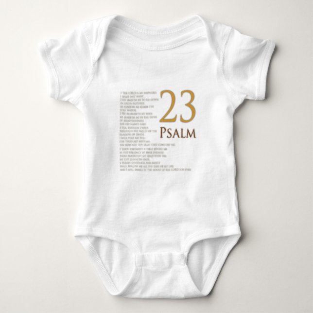 BODY PARA BEBÉ SALMO 23 (Anverso)