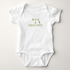Body Para Bebé Saltamontes Botánico Wild & Precious Baby Shower