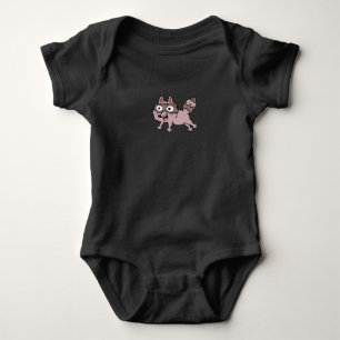 Body Para Bebé Saltando Bebé Mapache Trompo