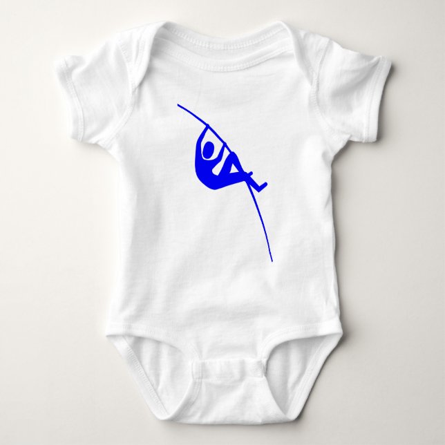 Body Para Bebé Salto con pértiga - Azul (Anverso)