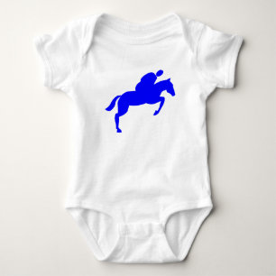 Body Para Bebé Salto de caballo - Azul