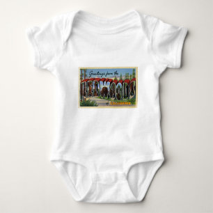 Body Para Bebé Saludos de las secoyas de California