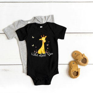 Body Para Bebé "Salvaje sobre ti" Cute Giraffe