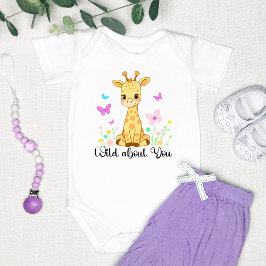 Body Para Bebé "Salvaje sobre ti" Cute Giraffe