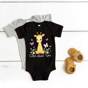 Body Para Bebé "Salvaje sobre ti" Cute Giraffe