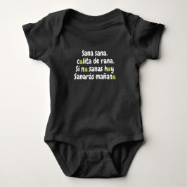 Body Para Bebé Sana Sana Colita de Rana