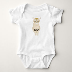 Body Para Bebé Sand Cat Baby Bodysuit