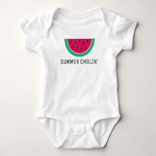 Body Para Bebé Sandía de Chillin del verano