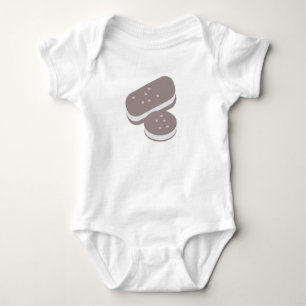 Body Para Bebé Sándwich de helado Foodie Baby Bodysuit hambrienta