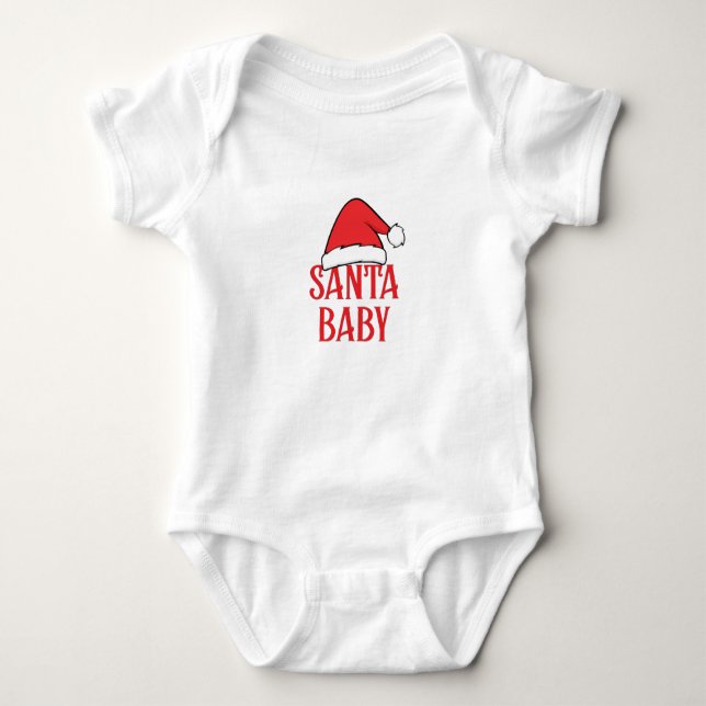 BODY PARA BEBÉ SANTA BABY (Anverso)