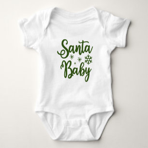 Body Para Bebé Santa Baby - Navidad