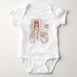 Body Para Bebé Santa Catalina discutiendo con los eruditos por Ma