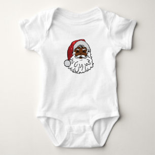 Body Para Bebé santa claus negro