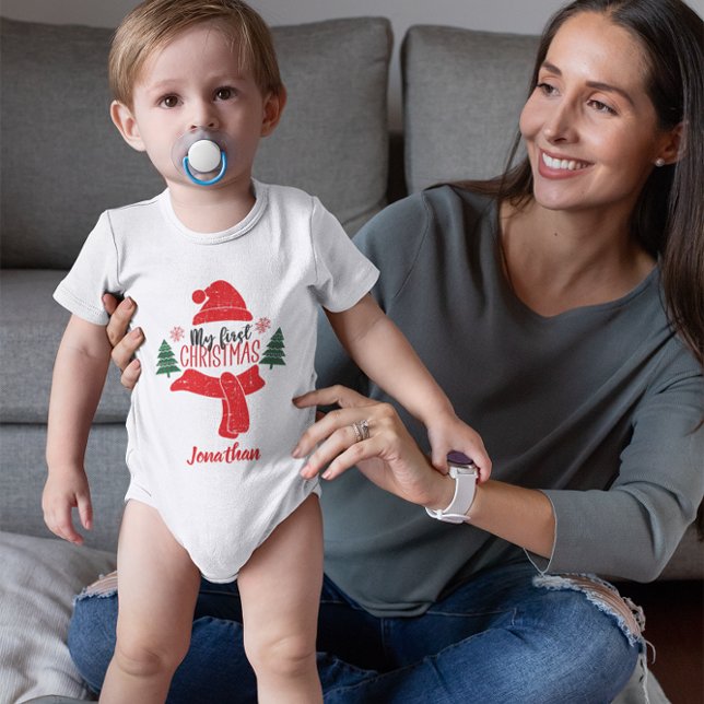 Body Para Bebé Santa Hat, el primer árbol de navidad del bebé de  (Subido por el creador)