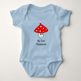 Body Para Bebé Santa Hat Mushroom Baby Bodysuit