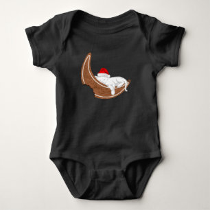 Body Para Bebé Santa Kitty y la Luna de Gingerbread