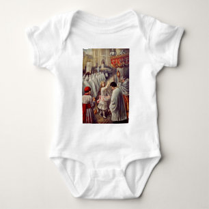 Body Para Bebé Santa Teresa arroja flores al Santísimo Sacramento