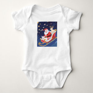 Body Para Bebé santa y amigos