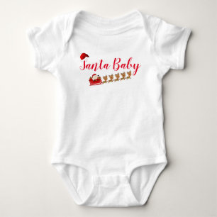 Body Para Bebé Santa y los renos