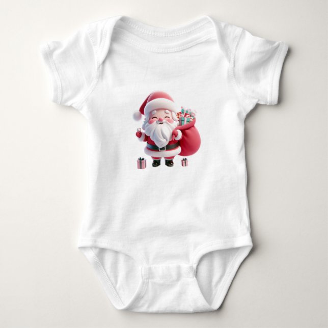 Body Para Bebé santaclaus (Anverso)